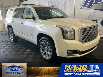 2015 GMC YUKON DENALI 6.2L V8 8 SPEED FEATURES TOW PKG PWR LIFTGATE HTD/CLD LEATHER SEATS REMOTE STA...