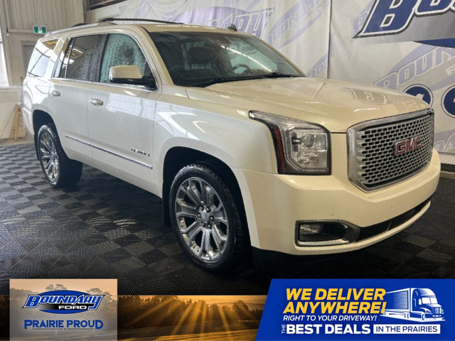 2015 GMC Yukon DENALI 6.2L V8 | HTD/CLD LEATHER STS | TOW PACKAG in Cars & Trucks in Lloydminster