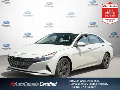 Odometer is 21952 kilometers below market average! Grey 2021 Hyundai Elantra Preferred FWD CVT I4 AP...