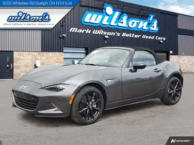 Check out this certified 2021 Mazda MX-5 GS in Manual! | Carplay + Android Auto | 17 Black Alloys |...