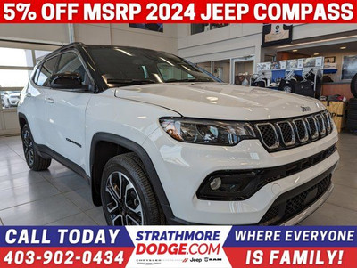 2024 Jeep Compass Limited | REMOTE START | SUNROOF | BACK-UP CAM