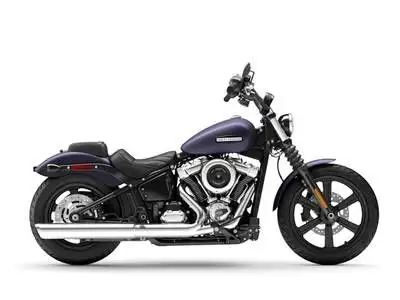 Born to be yours. The Street Bob is a lean, mean bobber with mini-ape handlebars, mid-mounted foot c...