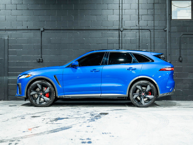 2021 Jaguar F-Pace P550 SVR/PANO/360 CAM/MERIDIAN/22 IN RIMS/HUD in Cars & Trucks in Mississauga / Peel Region - Image 4