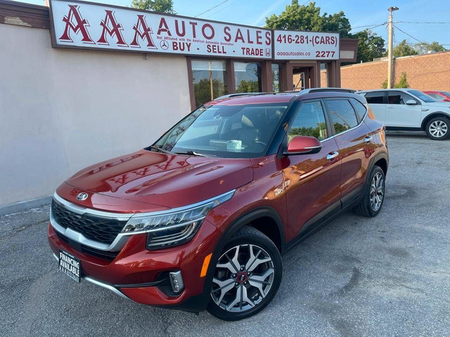 2021 Kia Seltos SX Turbo AWD T-GDI Leather Sunroof HTD/Cooling S in Cars & Trucks in City of Toronto