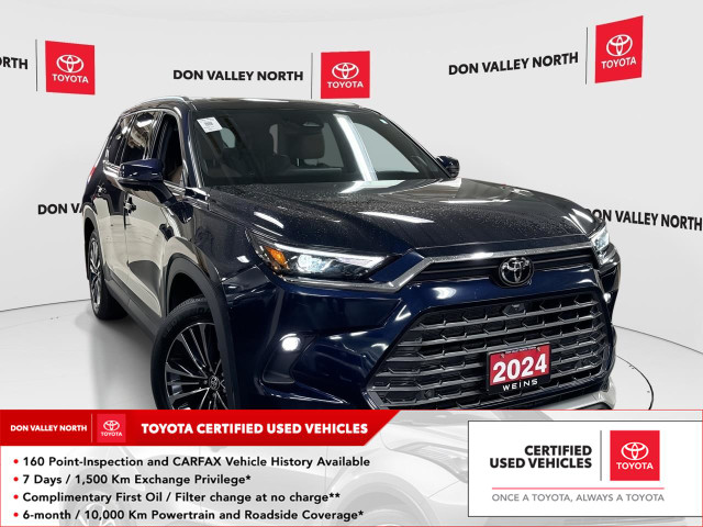 2024 Toyota Grand Highlander Hybrid Platinum PLATINUM | CERTI... in Cars & Trucks in City of Toronto