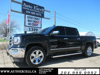 2018 GMC Sierra 1500 SLT  CREW - SUNROOF - LEATHER - AND MORE!