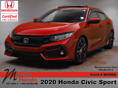  2020 Honda Civic Hatchback Sport