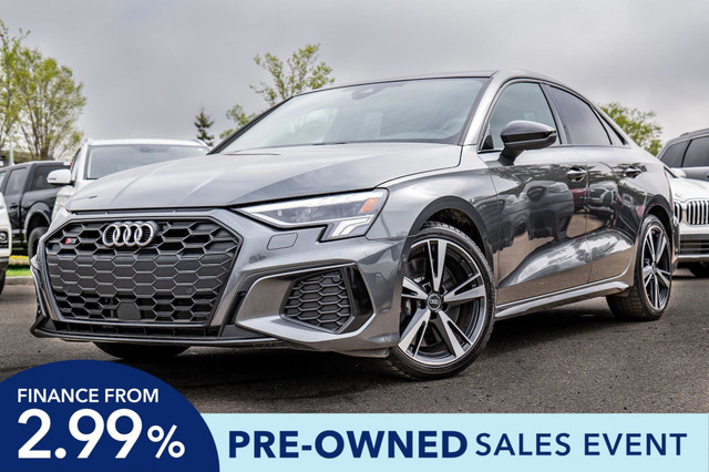 2023 Audi S3 2.0T Progressiv Progressiv | QUATTRO AWD | LEATH... in Cars & Trucks in Edmonton