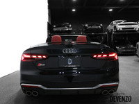 VENDU!!! 2024 Audi S5 Cabriolet Progressiv 3.0 TFSI Quattro, Black Metallic on Magma Red Fine Nappa... (image 7)