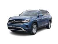2021 Volkswagen Atlas Highline Blue **LEATHER**, **APPLE CAR PLAY**, **SUNROOF**, **GPS**, ABS brake... (image 1)