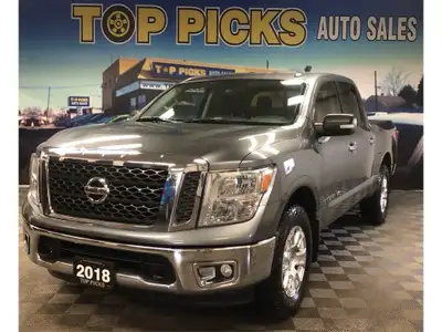  2018 Nissan Titan SV, Crew Cab, V8, Accident Free & Certified!