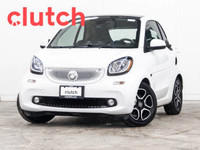 2017 Smart fortwo Prime w/ Bluetooth, A/C, Cruise Control