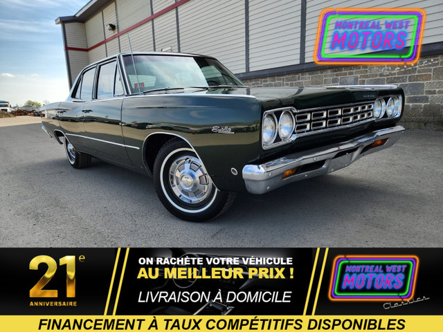 1968 Plymouth SATELLITE 318ci MINT ! in Classic Cars in West Island