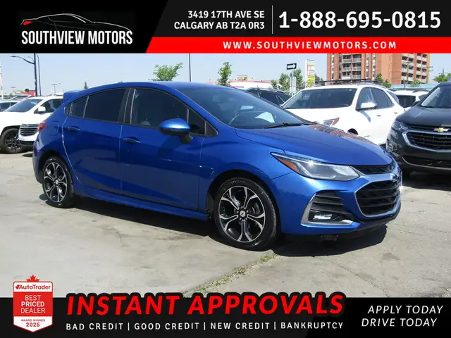 2019 Chevrolet Cruze LT HB RS PKG 1.4L TURBO B.S.A/CAM/H.SEATS/C in Cars & Trucks in Calgary - Image 2
