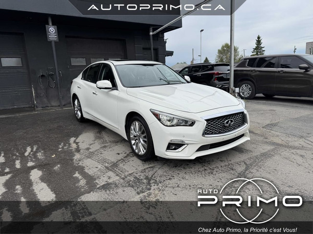 2021 INFINITI Q50 Luxe AWD Automatique avec Sièges en Cuir Toit  in Cars & Trucks in Laval / North Shore - Image 3