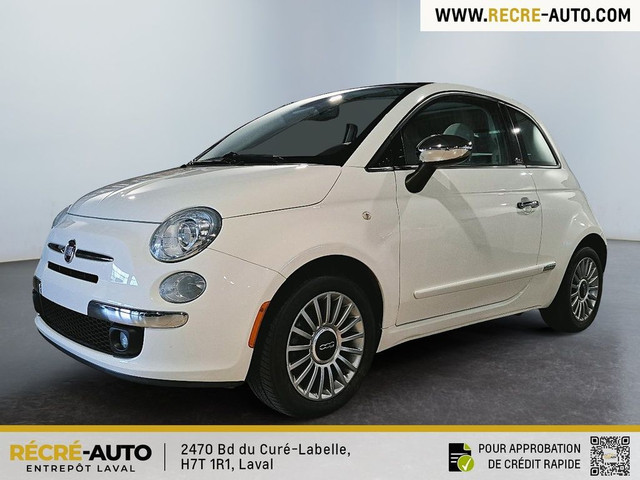 2015 Fiat 500C LOUNGE EDITION CONVERTIBLE AUCUN ACCIDENT BAS KM in Cars & Trucks in Laval / North Shore