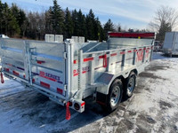 2024  N&N Galvanized Dump Trailer HD82X192, 14K(16') 7x16