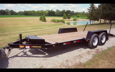 Skip the wait times - Units in stock and ready for delivery! Miska in.Bobcatin. 7 Ton Lowbed Equipme...