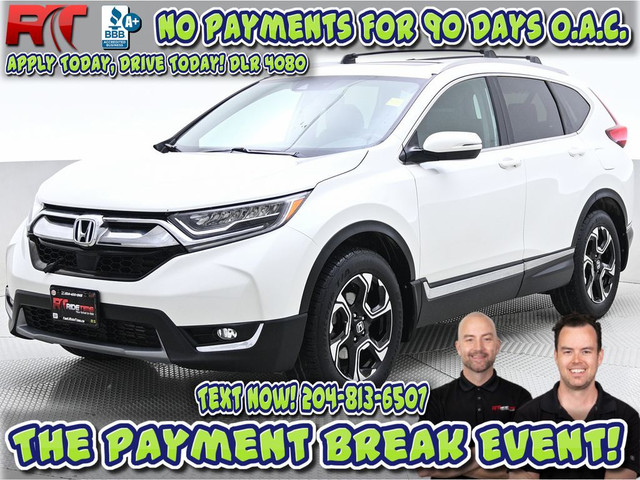 2017 Honda CR-V Touring AWD - Leather, Pano Roof, Navigation in Cars & Trucks in Winnipeg - Image 2