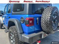 2023 JEEP WRANGLER RUBICON 4-DOOR 4X4 - Hydro Blue Exterior Black Leather Bucket Seats with Rubicon... (image 9)