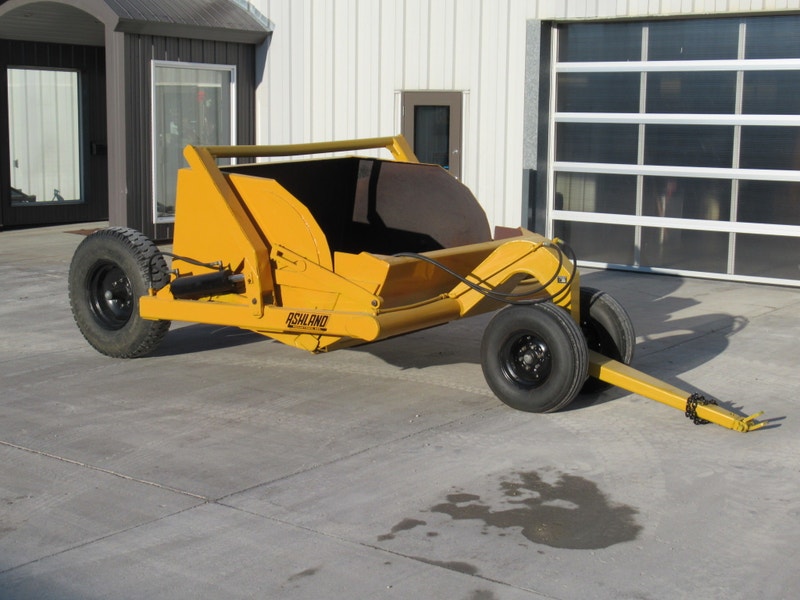 1982 Ashland 61D 6 Yard Hydraulic Dump Scraper Farming Equipment