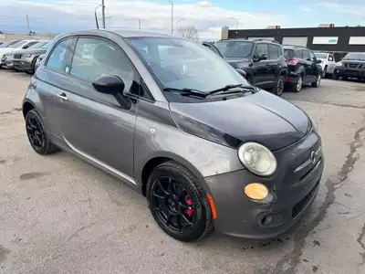 4MKAUTO 514-865-4438 2012 Fiat 500 FWD, 4 Cyl. 1.4L Manuelle, 226,873 km certifié elle est toute équ...