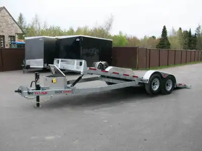 remorque neuve K-Trai Power Tilt Full tilt 80'' x 20' 2 essieux 7000lb. suspension industriel frein...