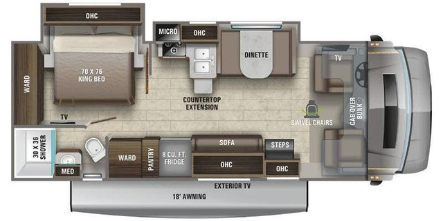 2022 ENTEGRA COACH ESTEEM 27U in RVs & Motorhomes in Hamilton - Image 2