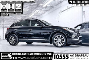 2016 Infiniti QX50 AWD/CUIR/TOIT/CAMERA/PUSH START/BLUETOOTH