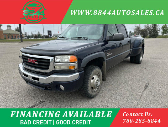 2005 GMC Sierra 3500 SLT 6.6L DURAMAX DIESEL, ALLISON TRANS, 4X4 in Cars & Trucks in Calgary