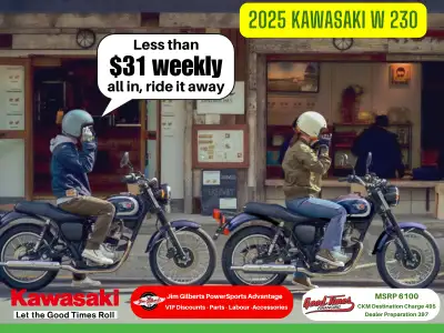 Only $31 Weekly, All-in On Ride it awayExperience the timeless elegance of motorcycling with the 202...