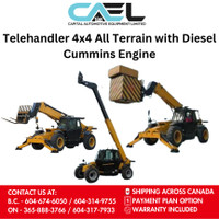 New: CAEL Telehandler 4x4 All Terrain with Diesel Cummins Engine