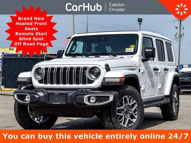 2025 Jeep Wrangler Sahara 4 Door Sky Roof Safety Grp 12.3Display in Cars & Trucks in Mississauga / Peel Region