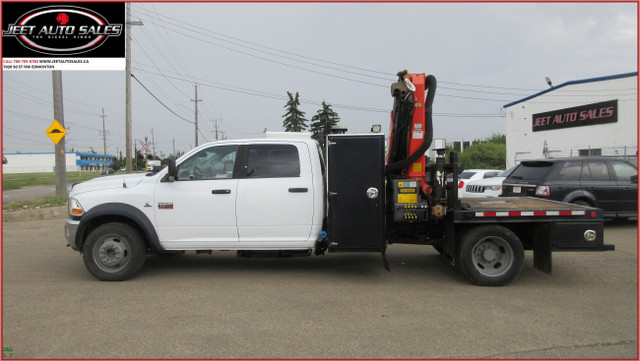 2011 Dodge RAM 5500 SLT CREW CAB WITH PALFINGER 8501 BOOM CRANE in Cars & Trucks in Edmonton