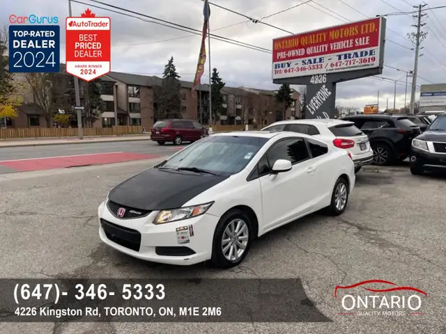 2013 Honda Civic Coupe Auto EX-L in Cars & Trucks in City of Toronto - Image 2