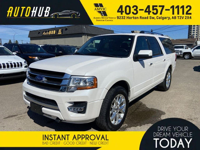  2015 Ford Expedition Max Limited LEATHER SUNROOF NAV 7 PASS in Cars & Trucks in Calgary