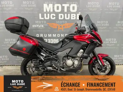 Kawasaki Versys 1000 LT 2018 38 385 KM FREINS ABS 3 VALISES DÉTACHABLES ÉCHAPPEMENT SPORT PROTÈGES-M...