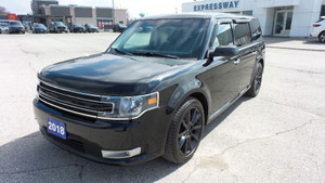 2018 Ford Flex SEL 7 Passenger,AWD Loaded    Pana Roof, Sport Appearance  Leather,black 20 ,winters availible