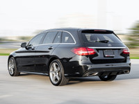 2018 Mercedes Benz C-300 Wagon AMG PKG Black Exterior on Red Interior comes with Navigation and Back... (image 5)