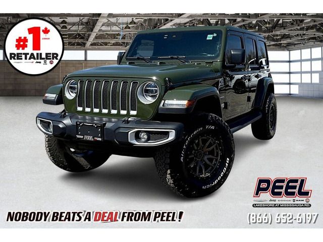  2022 Jeep Wrangler Sahara | LOADED | Adv Safety | 35\" Tires |  in Cars & Trucks in Mississauga / Peel Region