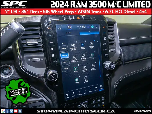 2024 RAM 3500 Limited 4x4 Mega Cab 6'4 in Cars & Trucks in St. Albert - Image 19