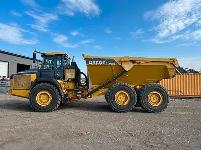 AVAILABLE FOR SALE OR RENT = AVAILABLE FOR RENT 2019 DEERE 460E Articulated Rock Truck 7600 Hrs Heat...