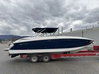 From $618 Bi-Weekly Features: Twin Mercruiser 496 Mag HO Engine 270 Hours 30' Amp Battery Charger Bi...