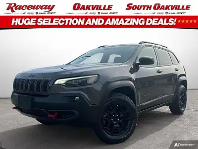2022 JEEP CHEROKEE TRAILHAWK 4X4 Granite Crystal Metallic 4x4 Black Bucket Seats with Cloth inserts...