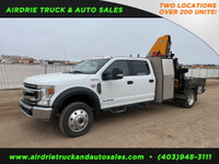 2020 Ford F-550 DRW XLT Crew Cab Effer Knuckle Boom Crane DSL!