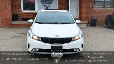 2017 Kia Forte SX Leather Seats Apple CarPlay® and Android Auto™ Keyless Entry Rearview camera Blind...