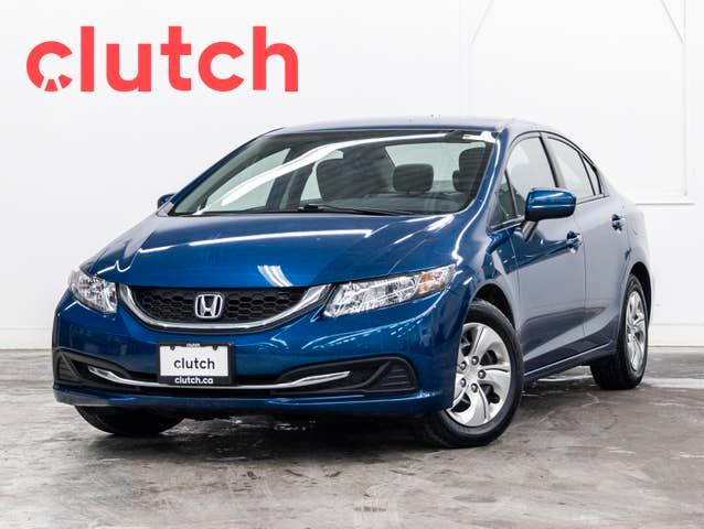2015 Honda Civic LX w/ Front Heated Seats, Rearview Cam, 12V Out in Cars & Trucks in Ottawa