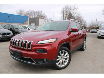  2016 Jeep Cherokee 4WD 4dr Limited, 4X4, CAM+NAV+BLUETOOTH