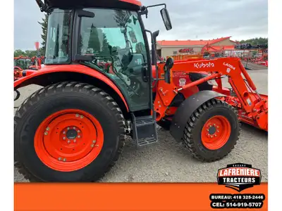 Le tracteur est à Ste-Anne-de-la-Pérade. Kubota M4D-071, 2023 105 heures Transmission manuel Pneus N...