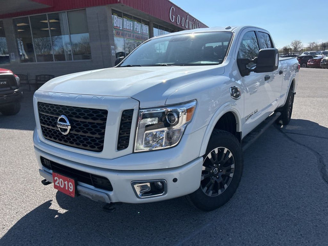  2019 Nissan Titan XD PRO-4X, HEATED/ COOLED LEATHER, CLEAN CARF in Cars & Trucks in London - Image 3